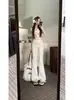 Pantalones de Yoga Acampanados Estilo Americano Transfronterizos 2026 Primavera y Otoño Nuevos, Pantalones de Chándal, Pantalones Bootcut, Pantalones de Tiro Alto hasta el Suelo para Mujer
