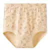 Ropa interior de anciana bragas para mujer mediana edad y ancianos transpirables holgadas talla grande de cintura alta algodón puro todo algodón triángulo bragas para personas mayores