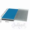 Radiador de Perfil de Alumínio Largura 50~80mm Vários Dissipadores de Calor de Alumínio de Alta Potência Bloco de Alumínio para Amplificador de Potência