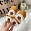 Zapatos de Invierno para Niña de Terciopelo Cálido con Algodón, Zapatos de Bebé de Lana con Suela Suave y Velcro, Se Pueden Usar con Faldas al Salir