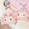 Touca de Cabelo Fofa com Bordado My Melody Secagem Rápida Macia Absorvente Secagem Rápida para Casa Estudante Lavagem de Cabelo Faixa para a Cabeça Toalha de Secagem