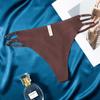 Comercio Exterior Tanga Sexy Sin Costuras de Seda de Hielo de Cintura Baja Ropa Interior Sexy Estilo Pura Lujuria para Mujer Calzones Deportivos para Yoga para Mujer