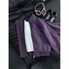 Chaqueta retro estilo americano de piloto, chaqueta de trabajo casual de otoño para hombre, corte holgado, cuello alto, patchwork, estilo corto