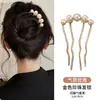 Grampo de Cabelo em U com Pérolas para Mulheres, Novo Acessório de Cabelo de Luxo 2026, Pente de Cabelo para a Parte de Trás da Cabeça, Presilha de Cabelo, Ornamento de Cabelo