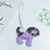 Huayang Nuevo Cuero PU Colgante de Animal Llavero DIY Encanto para Bolso Venta al por Mayor Accesorios de Ropa Colgante Joyería