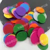 Tela no tejida de colores broche hecho a mano DIY tocado accesorio para el cabello soporte para insignias base no tejida junta redonda