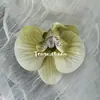 Cabeça de Flor de Orquídea Phalaenopsis Artificial, Textura de Película Impressa em 3D, Buquê Exquisito para Decoração de Casamento e Lembrança
