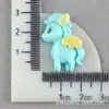 Funda para Teléfono Móvil Accesorios de Pony Baoli Dibujos Animados DIY Accesorios de Resina para Niños Pegamento de Crema Accesorios para el Cabello Pasador Pinza BB Material