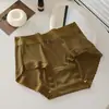 Calcinhas Triângulo Sem Costura de Renda, Cetim e Seda, Cintura Média, Antibacterianas e Respiráveis para Meninas, Cuecas Sexy Plus Size para Mulheres
