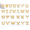 18K ouro impermeável aço inoxidável 26 mini carta colar duplo buraco pingente pingente versátil moda DIY acessórios de joias