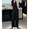 Conjunto Slimming Feminino Retrô 2026 Verão Novo Estilo Chic Maduro Colete sem Mangas com Decote V + Calça de Pernas Largas Conjunto de Duas Peças