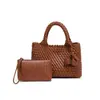 Bolso Tote de Cesta Tejida de Alta Gama, Bolso de Hombro Cruzado de Moda y Versátil, Bolso de Mano de Moda para Mujer