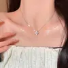Collar Ajustable de Perlas de Alto Gama Estilo Francés, Sencillo y Elegante, Cadena Versátil para Clavícula, Joyería de Nicho de Lujo Ligero para Mujeres