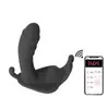 APP Bluetooth Fuera del sitio Desgaste Invisible Mariposa Huevo Saltador Vibrante Huevo Saltador Divertido Suministros Divertidos para Adultos