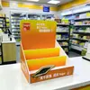 Suporte de Exibição de Placa de PVC Personalizado Prateleira de Produtos de Saúde Barraca Rack de Exibição Publicitária Vitrine de Acrílico Caixa de Exibição Dobrável