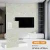 Azulejo cerámico de imitación mármol engrosado adhesivo de pared autoadhesivo panel de aluminio-plástico impermeable resistente al aceite cocina baño inodoro pegatina decorativa