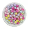 8mm10mm Perla Transparente Perla Agujero Recto Perla de Color Al por Mayor Pulsera de Perlas Material Hecho a Mano Accesorios para Joyería DIY