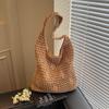 Bolso de Mano Tejido de Verano para Mujer 2026 Nuevo Bolso de Hombro Tejido de Gran Capacidad Bolso Tote Casual Versátil