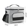 Bolsa de Almuerzo Transfronteriza, Bolsa de Hielo para Acampar, Bolsa de Picnic, Bolsa de Conservación de Frutas de 16L, Bolsa Térmica, Tela Oxford, Papel de Aluminio Espesado