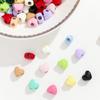 Lindo colgante de teléfono de dibujos animados pintura cuentas de agujero recto pulsera collar DIY juguetes para niños accesorios venta al por mayor