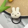 Tiara de Cabelo de Coelho Miffy Fofa, Corda de Cabelo de Desenho Animado Coração Doce Feminino para Rabo de Cavalo Estilo Ins Headband Versátil Grampo de Cabelo Acessórios de Cabelo