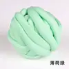 Lana Islandesa Tejida a Mano Super Gruesa 2.5cm Ganchillo Hilo de Algodón Paisajismo de Zona Escénica Bolso Casero Cama para Gato