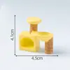 Gatito Lindo Nido de Gato Lindo Marco de Escalada para Gatos Casa para Bebés Decoración de Paisajismo DIY Accesorios Adornos de Sala de Estar Miniatura para Escritorio