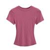 Camiseta Curta Multicor Estilo Americano Spice Girl Manga Curta Ombro a Ombro Feminina 2025 Nova Slim-fit Emagrecedora Justa Cintura Estreita Top Curto