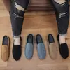 Zapatos Casuales de Verano para Hombre Zapatos de una Sola Capa Versátiles Zapatos Deportivos Slip-on Piernas de Corte Bajo Zapatos para Conducir Zapatos de Moda Zapatos Transfronterizos para Hombre