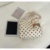 Bolsa de Lona com Bolinhas de Design de Nicho para Mulheres, Nova Bolsa de Ombro de Verão 2026, Bolsa Saco Casual Tendência e Popular