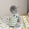 Ropa para Perros 2026 Nuevo Estilo Teddy Bichón Verano Mascota Gato Cachorro Pequeño Pomerania Chaleco Rayado Colorido