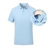 Camisas Polo de Manga Curta Unissex Roupa de Trabalho Algodão de Fibra Longa Gola de Lapela Estampada Publicitária Camisas Culturais Bordadas Logotipo Personalizado Casual Versátil