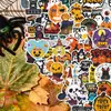 50 Pegatinas de Graffiti de Halloween de Dibujos Animados para Decoración Personalizada de Guitarras, Cuadernos, Equipaje, Manualidades Impermeables al por Mayor