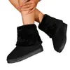 Otoño 2026 Nuevo Talla Grande Botas Peludas de Moda para Mujer Estilo Casual Cómodo Europeo y Americano Talla Única