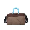 Bolsa fitness portátil transfronteiriça, bolsa de viagem simples estilo coreano para mulheres, grande capacidade, separação de seco e molhado, bolsa de ombro única cruzada com rodinhas