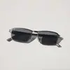 Óculos de Sol Unissex de Outono Estilo Ic Fronteiriço Moda Masculina Duas Cores Óculos para Uso Externo Feminino Metal Retrô Óculos de Sol de Alta Qualidade