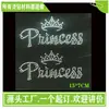 Fábrica de Strass Furado a Quente Especializada em Fornecer Mercadorias para Taobao e E-commerce Transfronteiriço. Coroa com Letra Padrão Pequeno Lantejoulas Strass