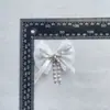 Nuevos Accesorios de Lazo de Cinta de Perlas de Gasa DIY Para el Cabello Ropa Ropa de Bebé Bolsos Zapatos Bolsos Accesorios Semi-Terminados