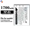 Adecuado para Batería de Cámara Fuji Fnp-85 S1/Sl300/Sl305/Sl245/Sl240/Sl1000 Venta al por mayor
