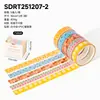 Série Sol de Primavera Caixa Floral Colorida Fita Washi Material para Diário DIY Bordas de Colagem Adesivos