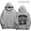 Hoodie Cross-Border Aliexpress 2025 Novo Modelo Grito de Medo Dupla Face Unissex Manga Longa Tamanho PP