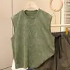 Conjunto de Verano Tie-Dye para Niños Niños Modelo Nuevo 2026 Conjunto Casual Deportivo de Dos Piezas sin Mangas para Niños Holgado y Moderno