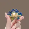 Broches de Alta Gama Transfronterizos para Hombres y Mujeres, Pines de Mariposa Antiexposición, Diseño de Nicho, Broches Antiexposición de Nuevo Estilo