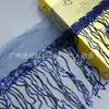 Acessórios de Vestuário de Renda Pendurados com Lantejoulas Huwei 25CM de Largura Roupas de Dança Franja Miçanga Multicolor Código de Barras
