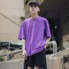 Super Popular cec Camiseta de Manga Corta para Hombre Marca de Moda ins Suelta Combinable 2023 Popular en Internet Camiseta de Color Sólido Estilo Coreano de Moda Estilo Hong Kong Camiseta de Media Manga
