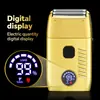 Afeitadora Eléctrica Recíproca Transfronteriza Dispositivo para Aclarar la Calvicie Afeitadora de Doble Cabezal Clipper para Rasurar Cabello Blanco Afeitadora para Hombre