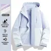 Chaqueta Exploradora para Mujer 2025 Nueva Primavera y Otoño Tres en Uno Súper Bonita de Alta Calidad Chaqueta de Montañismo Amarilla