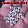 Contas de transferência de prata tibetana contas soltas contas de dinheiro de cobre ornamentos de prata feito à mão faça você mesmo contas de miçangas pulseira acessórios de contas de liga