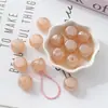 Cuentas Redondas de Acrílico de Colores Caramelo con Agujero Recto Accesorios para Ensartar Cuentas, Pulseras, Collares y Materiales Hechos a Mano
