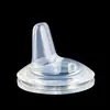 Bico de Silicone para Mamadeira Be0 Larga com Válvula Anti-Gás e Canudo com Peso para Bebês e Crianças